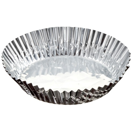 アルミケース 125φ×底径75φ フランス文字柄 ブラウン　500枚