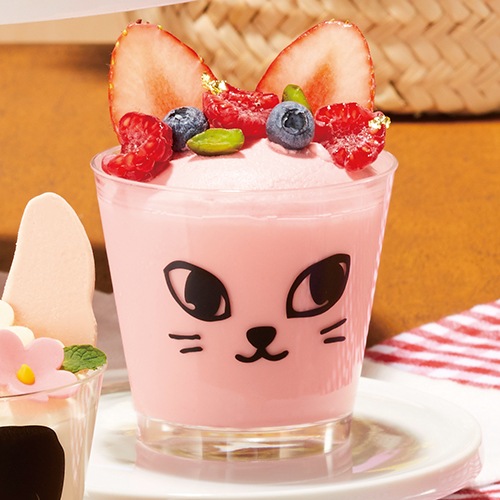 【プラスチックカップ】エコPAO PS 76-185 スタンダードカップ U (b) クロネコ 500個