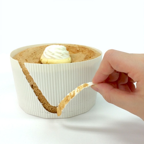 紙焼型 食べやすいミシン目が最高】シフォントレー 120φ×75H（130φ