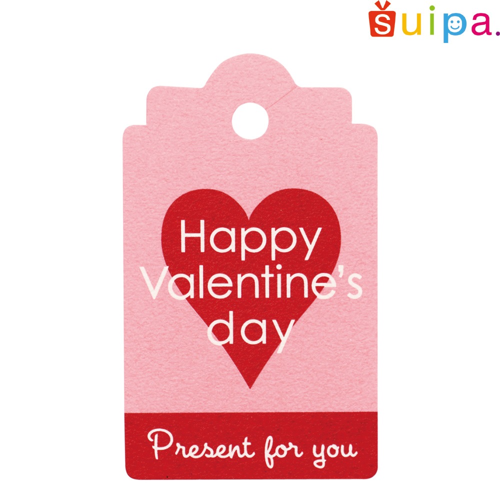 ■【バレンタインデー｜タグ】バレンタイン タグ ハッピーVD　200枚