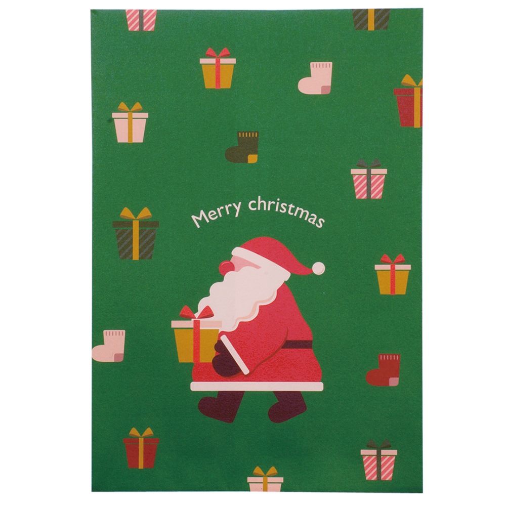 ■【ラッピング袋】クリスマス平袋 4柄アソート　100枚（25枚×4柄）