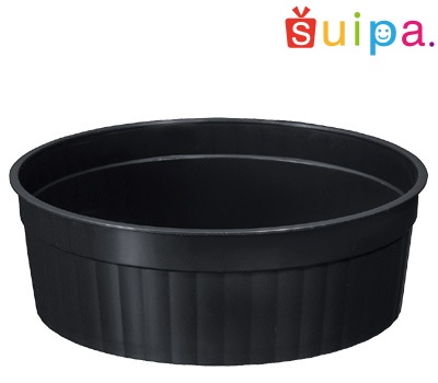 【耐熱プラスチックカップ】PP 120-330 マーブルカップ 黒 500個