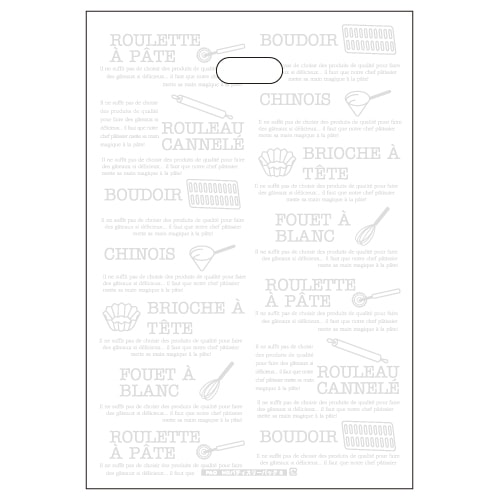 【手提げ袋】エコ PAO パティスリーバッグ L30 600枚【345×245×480H　バイオマスPE30%配合　無料配布可能　エコ対応　テイクアウト袋　持ち帰り袋】