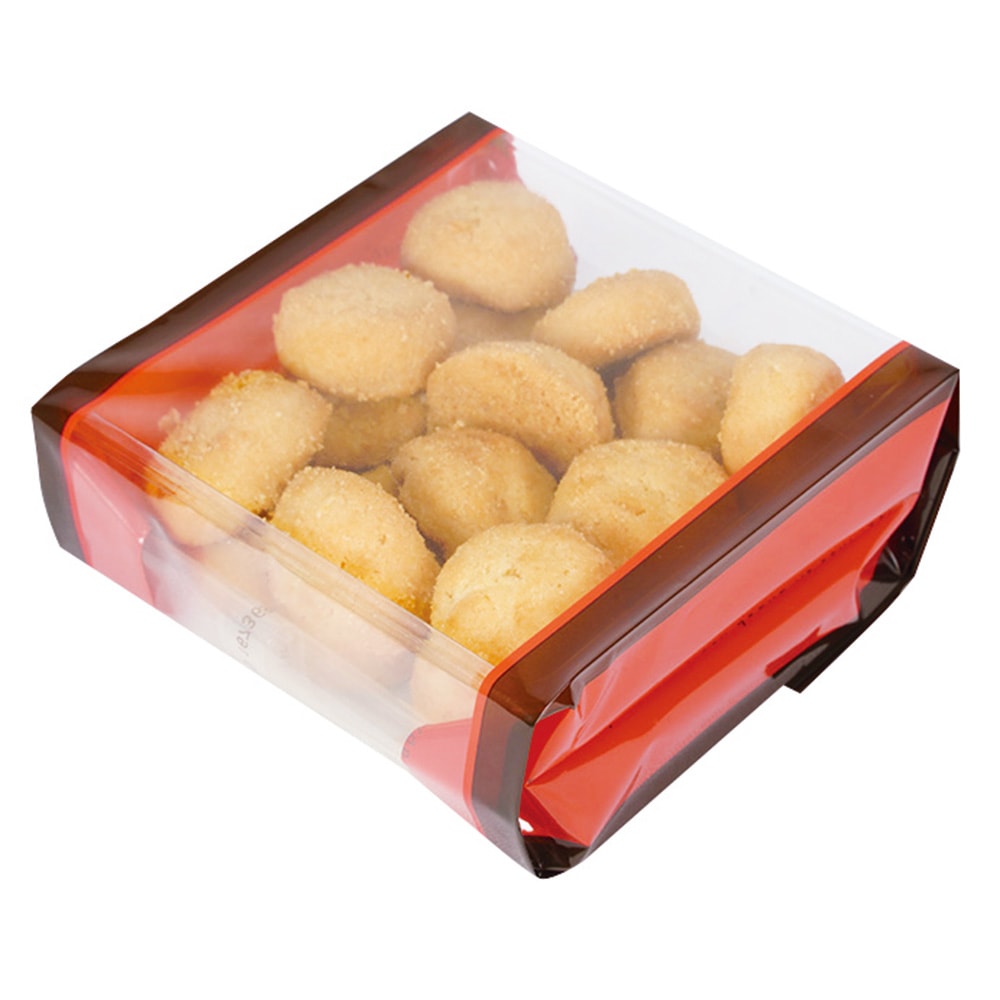 【菓子袋】バリアNY GZ袋 ドゥミセック レッド 大 99×43×220 2,000枚