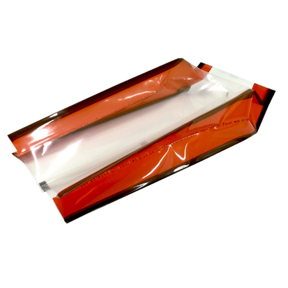 【菓子袋】バリアNY GZ袋 ドゥミセック レッド 大 99×43×220 2,000枚