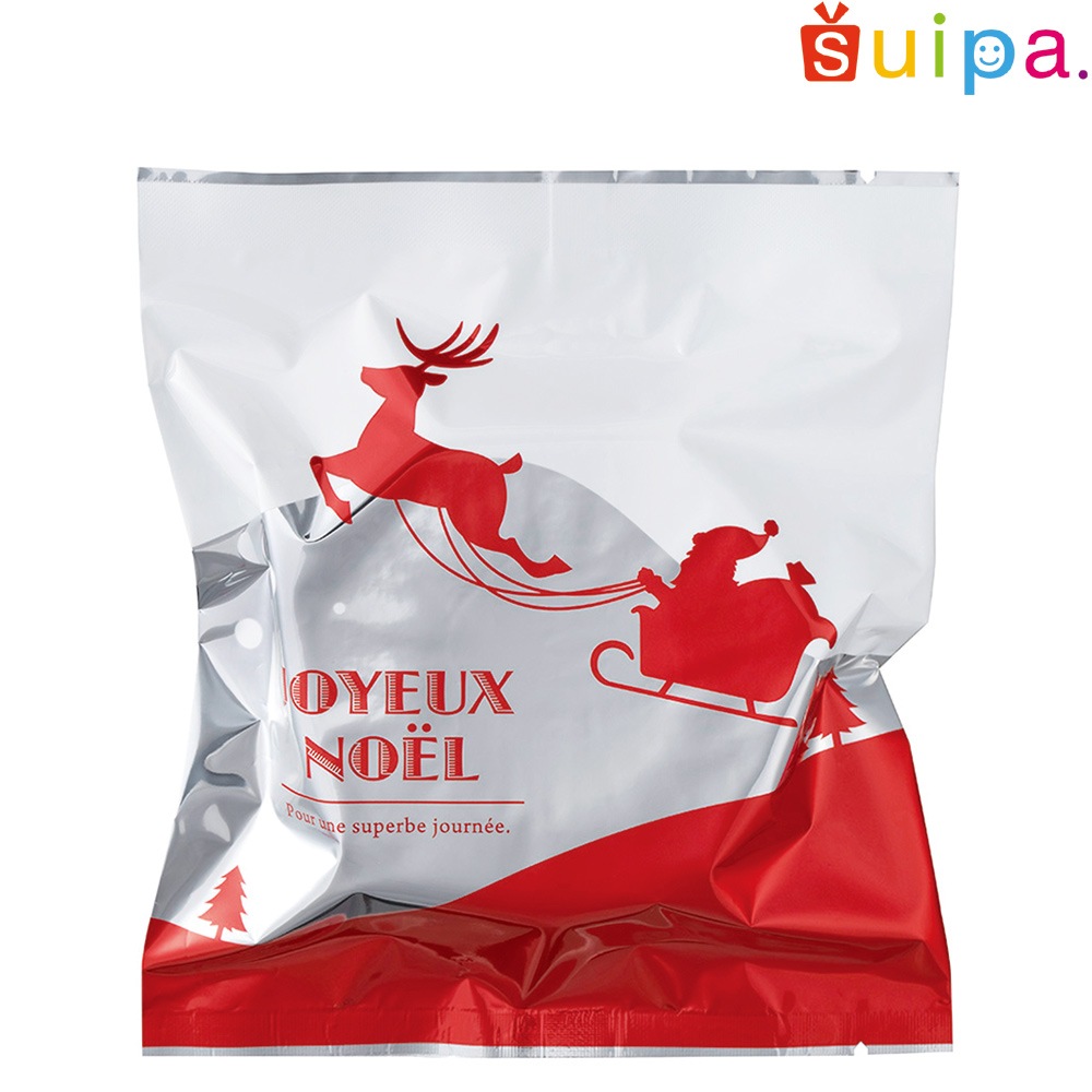 【バリア袋 菓子個包装袋】バリアNY 合掌袋 シルバーノエル 130×150　300枚