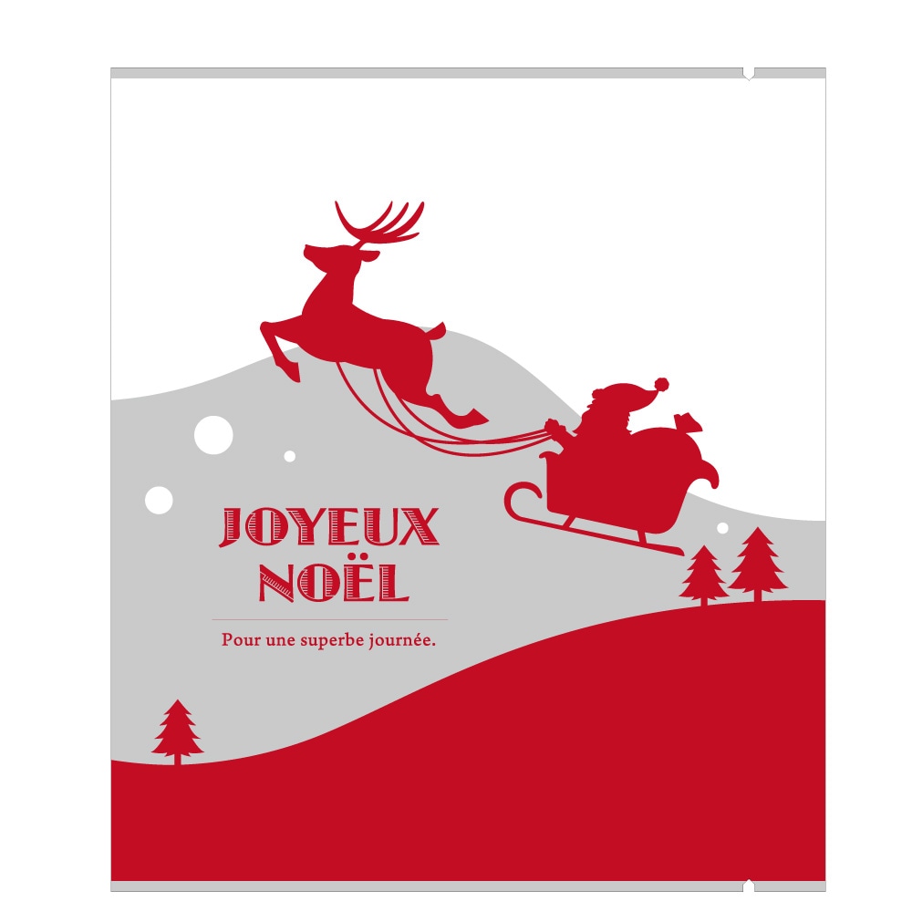 【バリア袋 菓子個包装袋】バリアNY 合掌袋 シルバーノエル 130×150　300枚