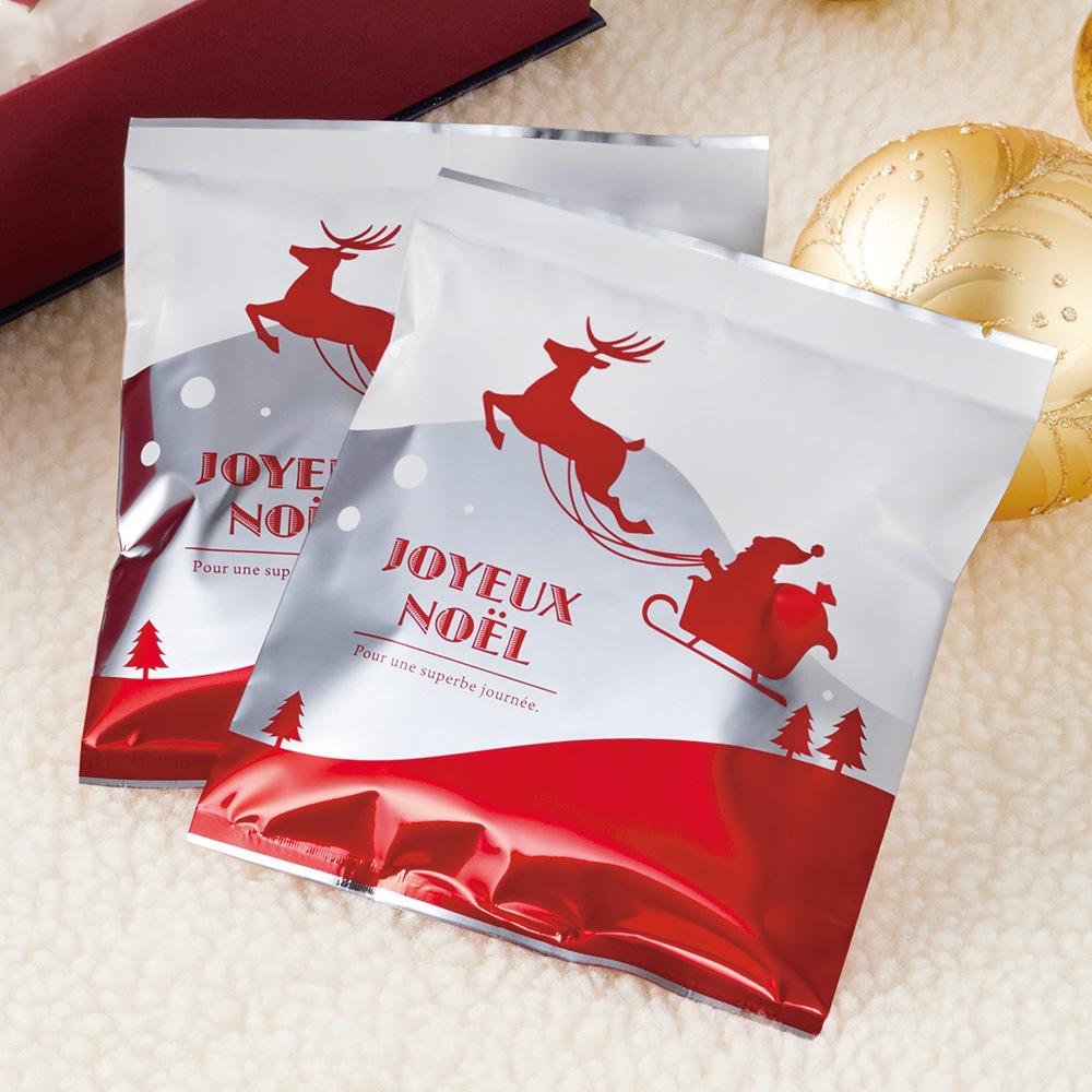 【バリア袋 菓子個包装袋】バリアNY 合掌袋 シルバーノエル 130×150　300枚