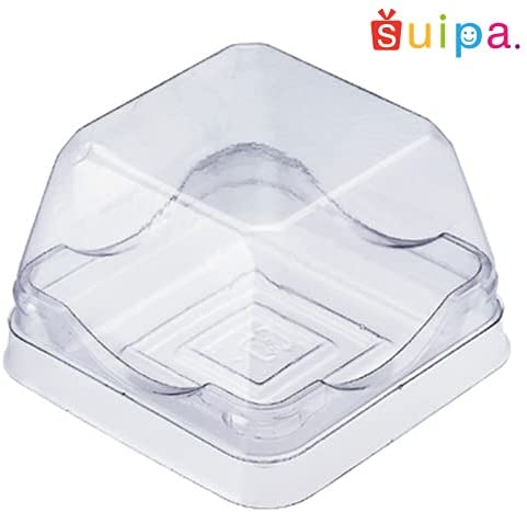 【和菓子容器】PVC セーフティマルチ 透明 4,000個