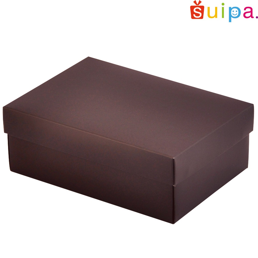 【菓子箱】ギフトケース ブラウン 200個【マカロン6個用トレーの外箱】