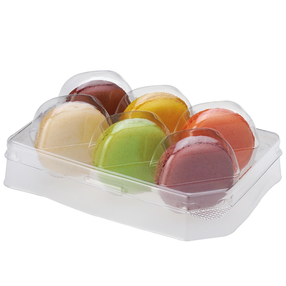 【マカロンケース】PVC　マカロントレー6ケ用　蓋　200個