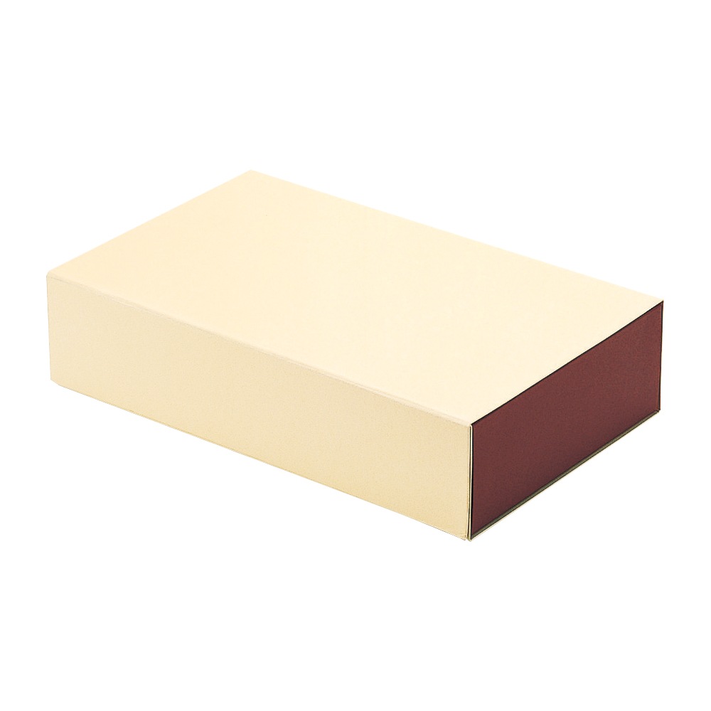 【贈答用箱】プッシュギフト(アイボリー) M(内寸270×160×65H) 100個【簡単・便利】