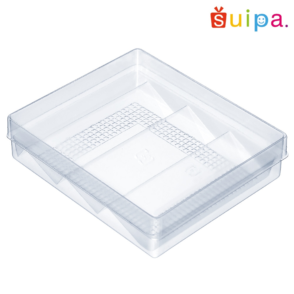 【菓子箱】PVC クリアケース カレ 小(仕切りあり)100個