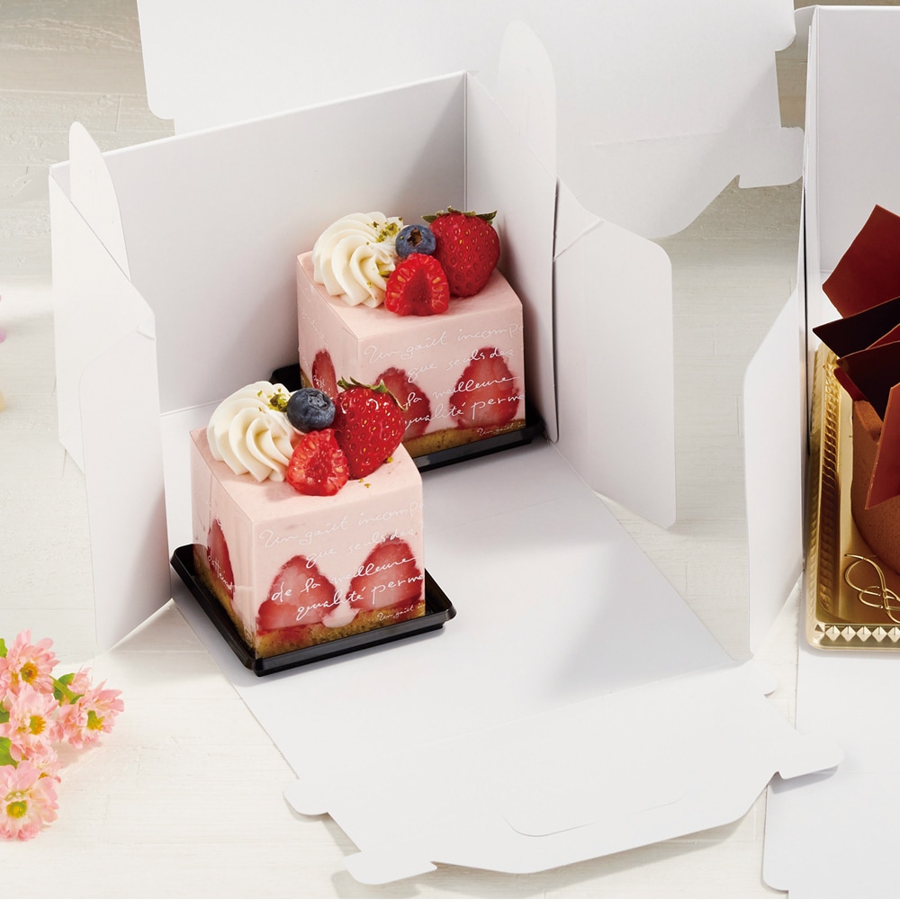 送料無料】セルクル キューブ(レター) 1000個 【プチガトー ケーキ