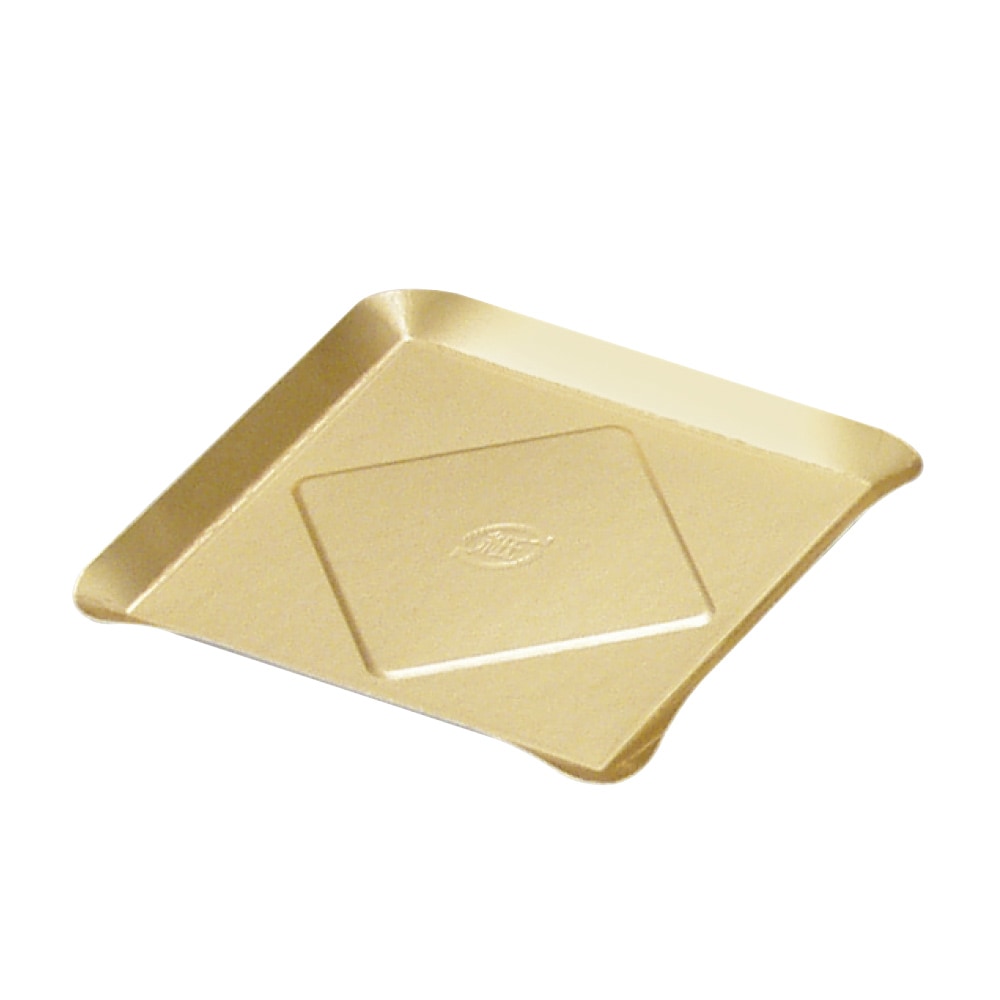 紙トレー】スクエアプレート・65角（ゴールド）PGT-3 2,000個