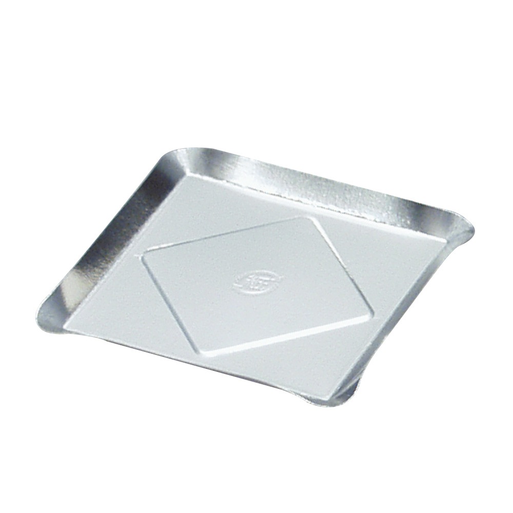紙トレー】スクエアプレート・65角（シルバー）PST-3S 2,000個
