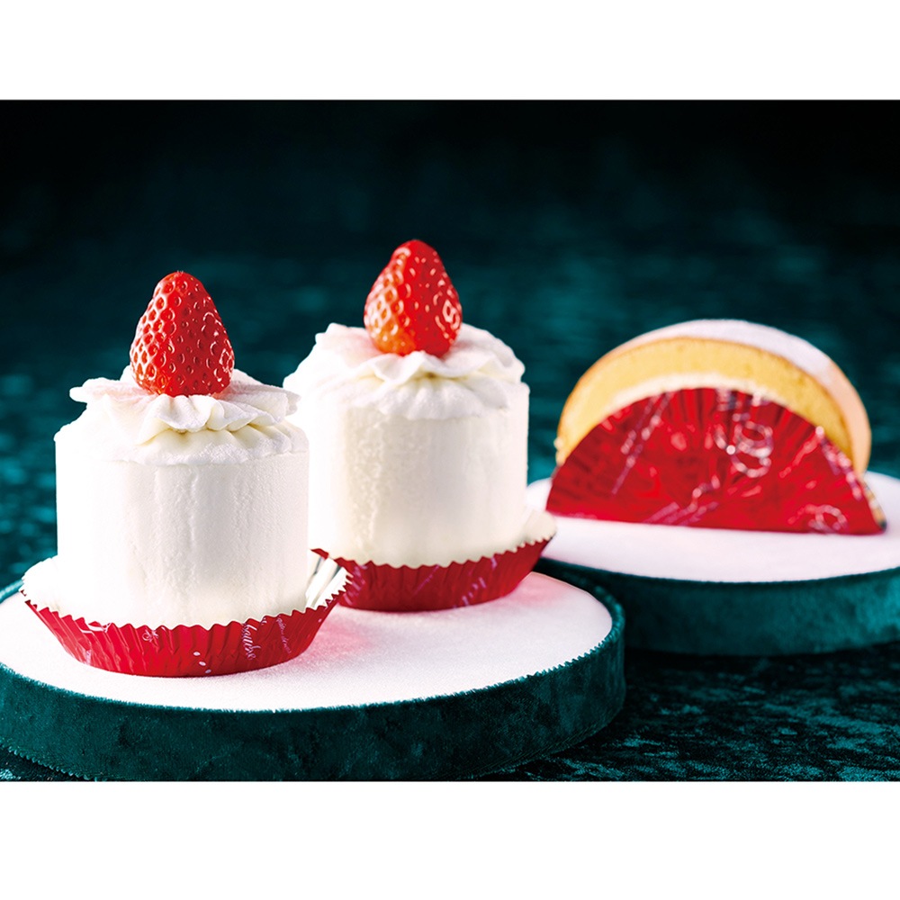 アルミケース 110φ×底径70φ フランス文字柄 レッド　500枚