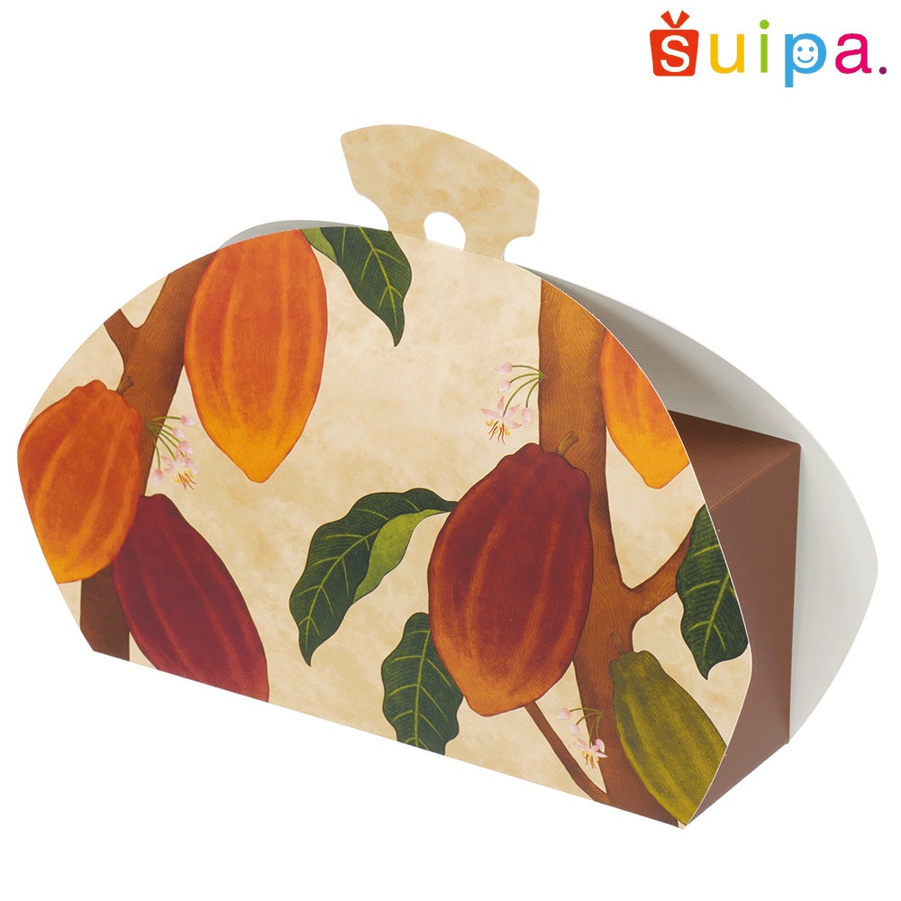 ▼【バレンタイン｜ギフト箱】カカオリーフBOX(タグ付)　200個