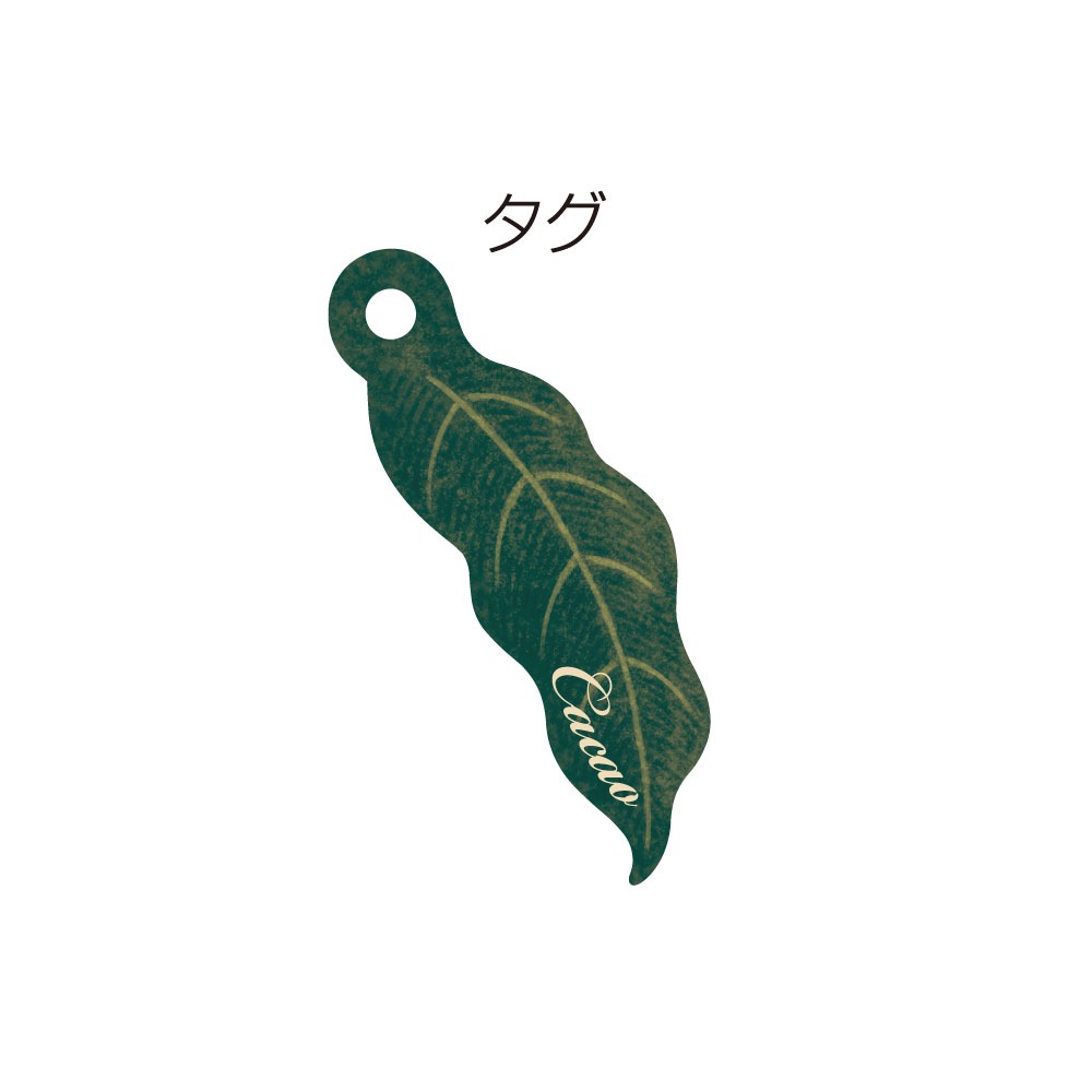 ▼【バレンタイン｜ギフト箱】カカオリーフBOX(タグ付)　200個