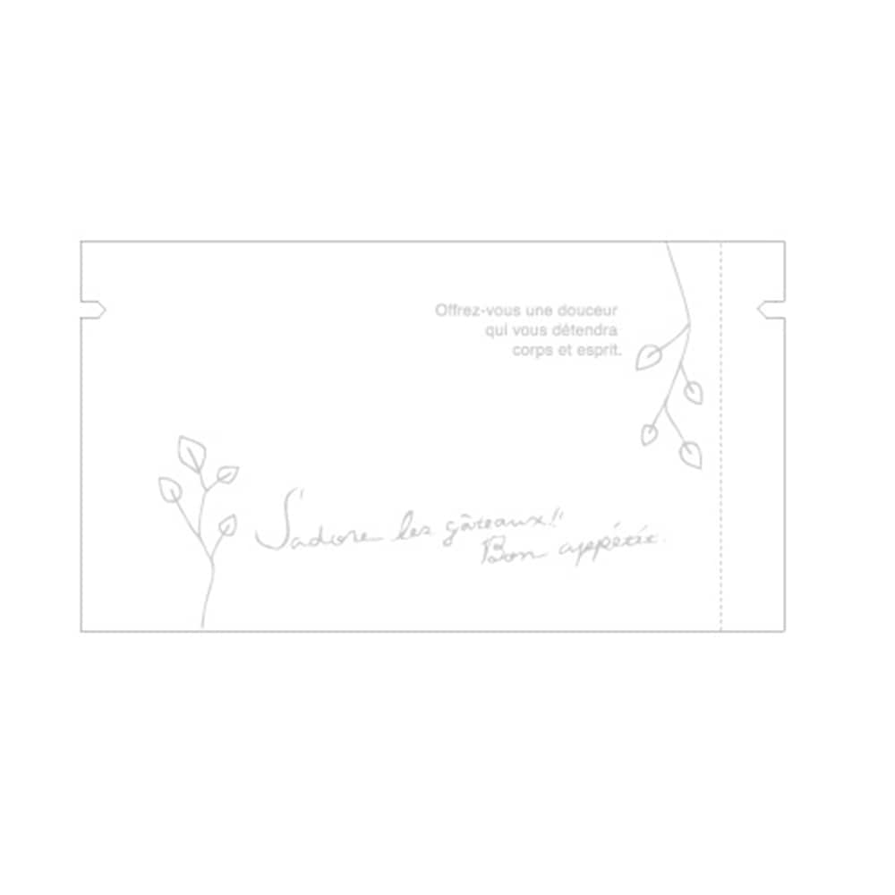 【菓子袋】バリアNY 合掌袋 ナチュラルリーフ(W) 75×135 2,000枚