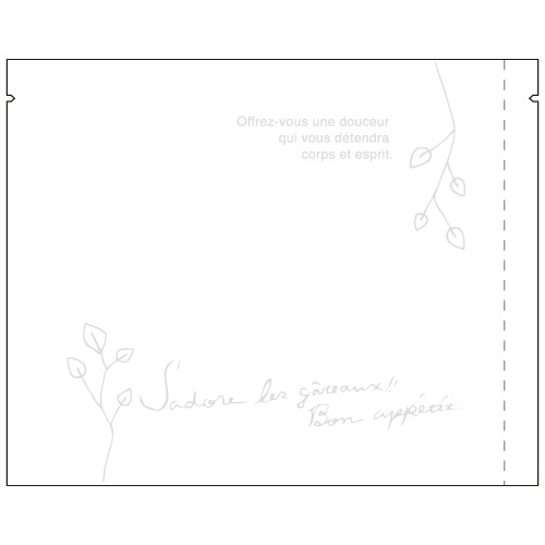 【菓子袋】バリアNY 合掌袋 ナチュラルリーフ(W) 130×160　2,000枚