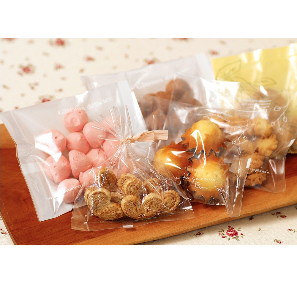 【菓子袋】バリアNY 合掌袋 ナチュラルリーフ(W) 130×160　2,000枚