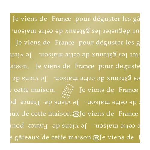 OP マットフィルム 150角 フランス GD 500枚