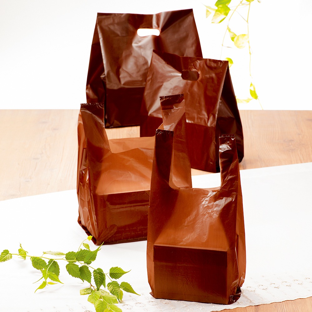 レジバッグ フレンチショコラ Ｓ　2,000枚　【手提げ袋】