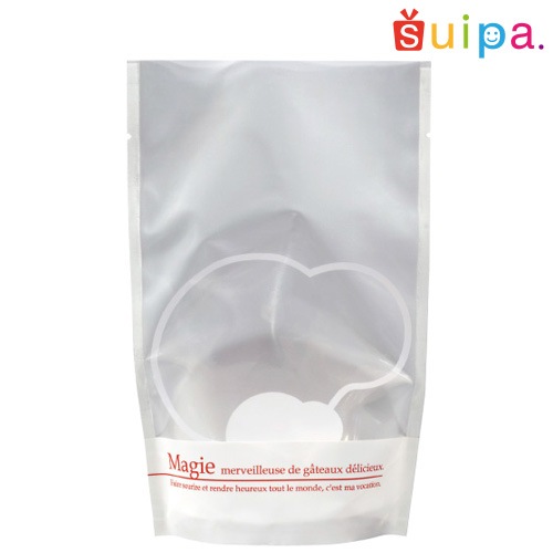 【スタンドクッキー袋】バリアNY ST袋ホワイト(120×70×190ミリ) 2,000枚