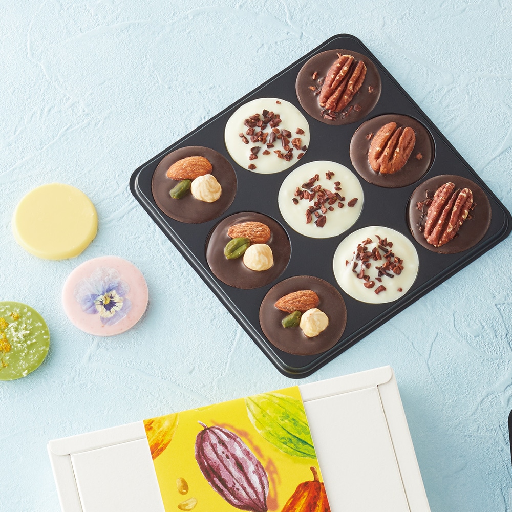 ■【バレンタイン|タブレットチョコ】PS マンディアントレー 黒 100個