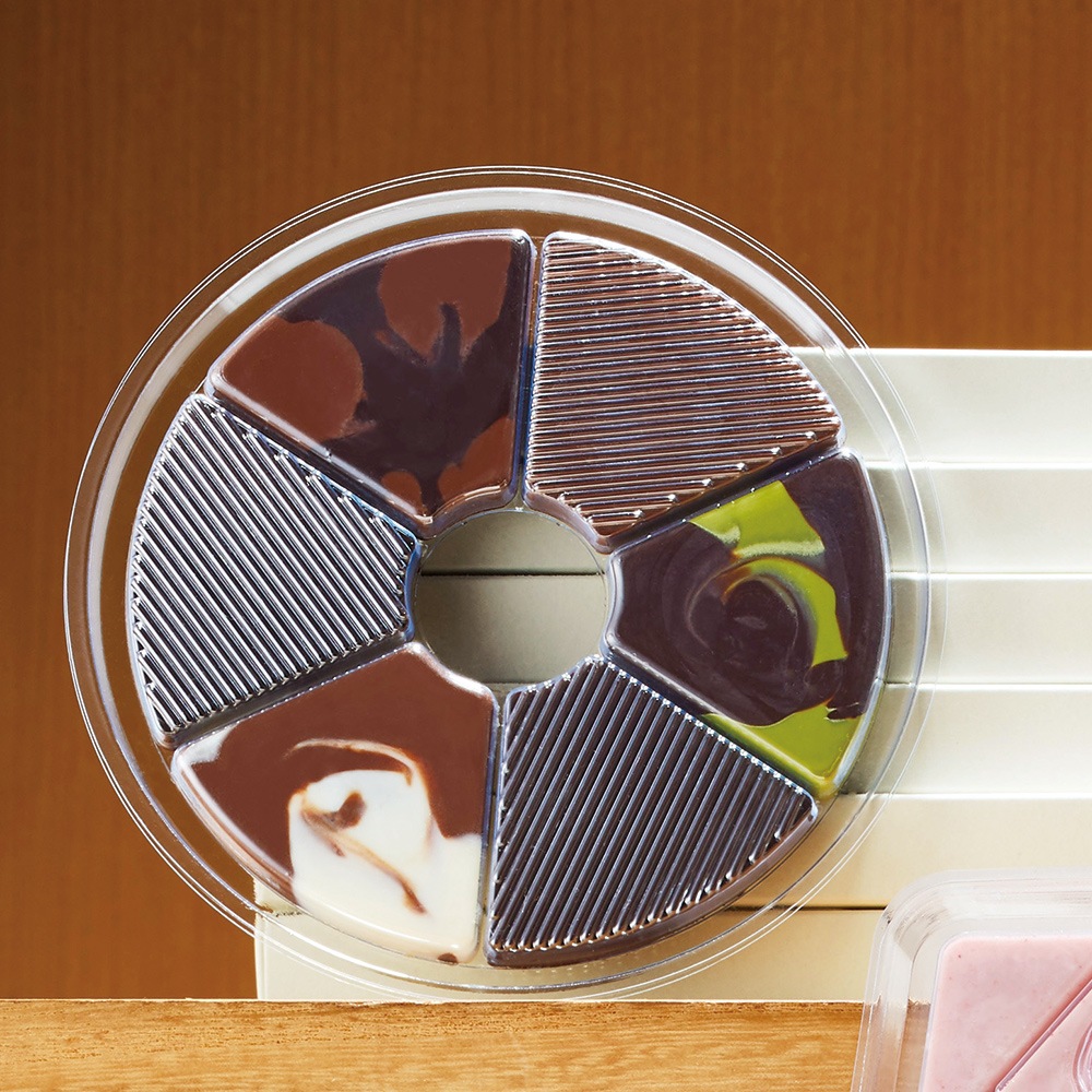 ■【バレンタイン｜タブレットチョコ】PVC リングモールド　50個