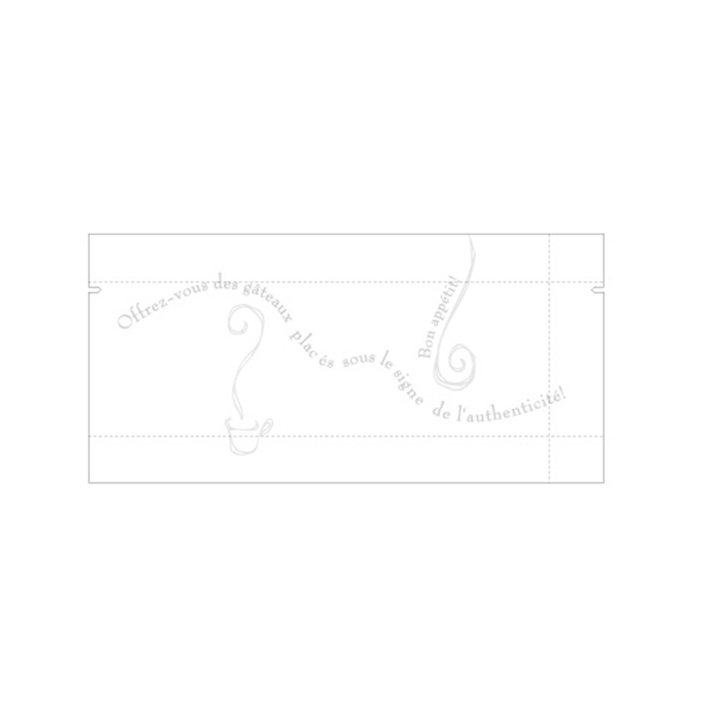 【菓子袋】バリアOP GZ袋 ボナペティー(Ｗ) 65×25×135　2,000枚