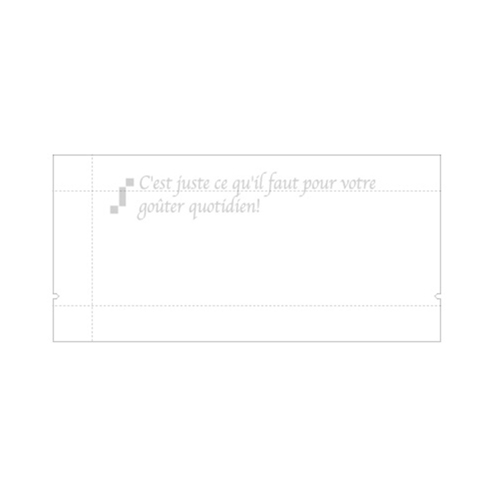 【菓子袋】バリアＮＹ ＧＺ袋 スクエア（Ｗ） 65×25×135（ミリ）　2,000枚