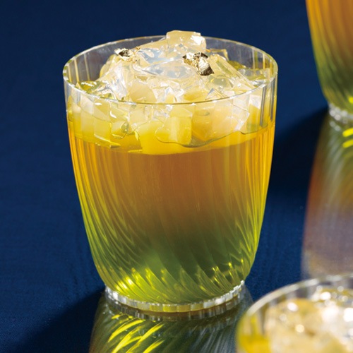 PS 66-180 ルサック 400個　【日本製】【ガラスのような質感】【優雅なストライプエンボスがシンプルなお菓子も華やかに見せてくれます！】