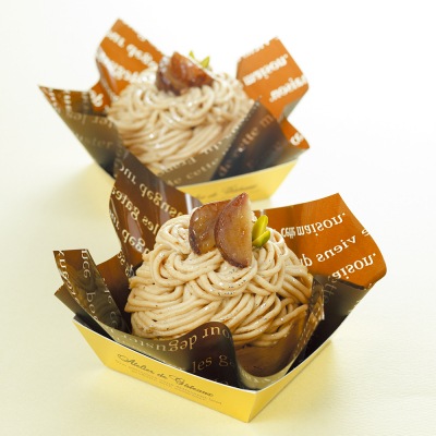 【紙トレー】アラモードトレー ゴールド L 1,000個