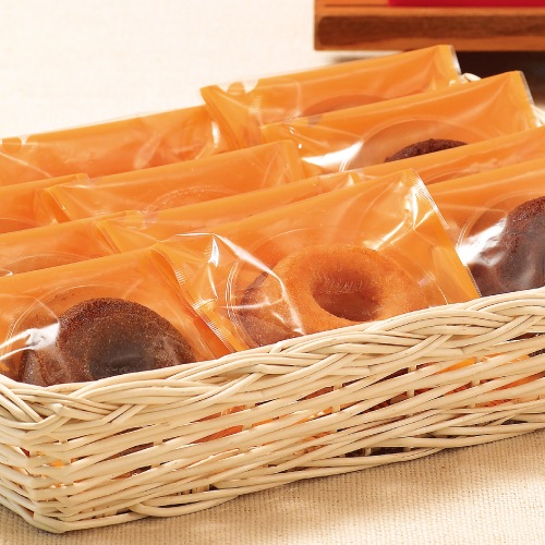 【菓子袋】バリアNY 二方袋 ドーナツ 130×160　1,000枚