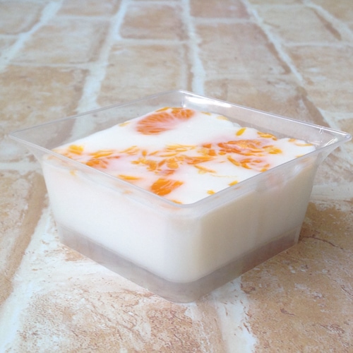 【耐熱プラスチックカップ】PP86角 マーブルカップ 透明 600個