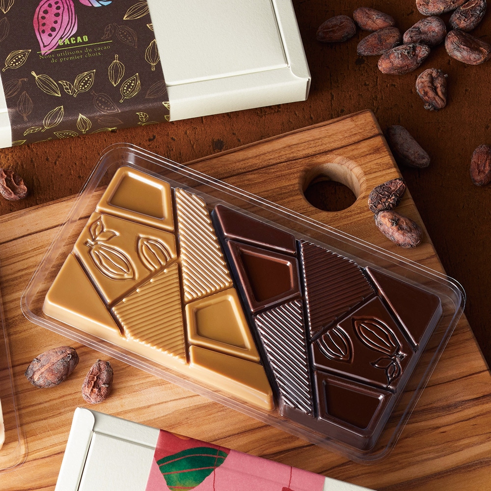 □【バレンタイン｜タブレットチョコ】PVC タブレットモールド パベ M