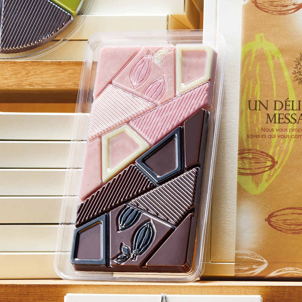 ■【バレンタイン|タブレットチョコ】PVC タブレットモールド パベ M 50個