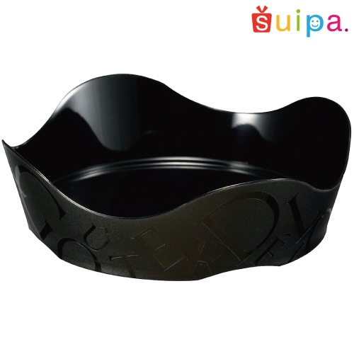 【プラスチックトレー】PS 76φ アラモードトレー ガトデリ 黒 1000個