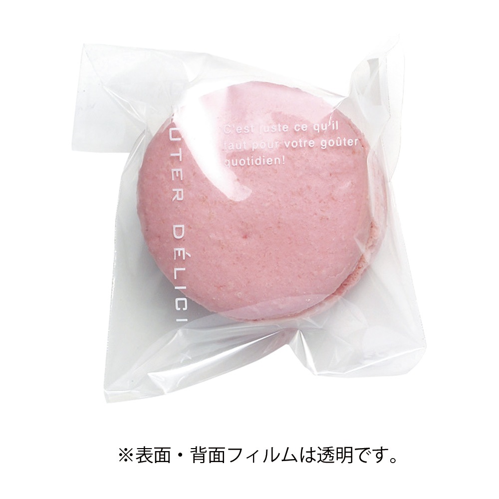 【菓子袋】OP 容断袋 白60×60＋30（ミリ） テープ付　1,000枚