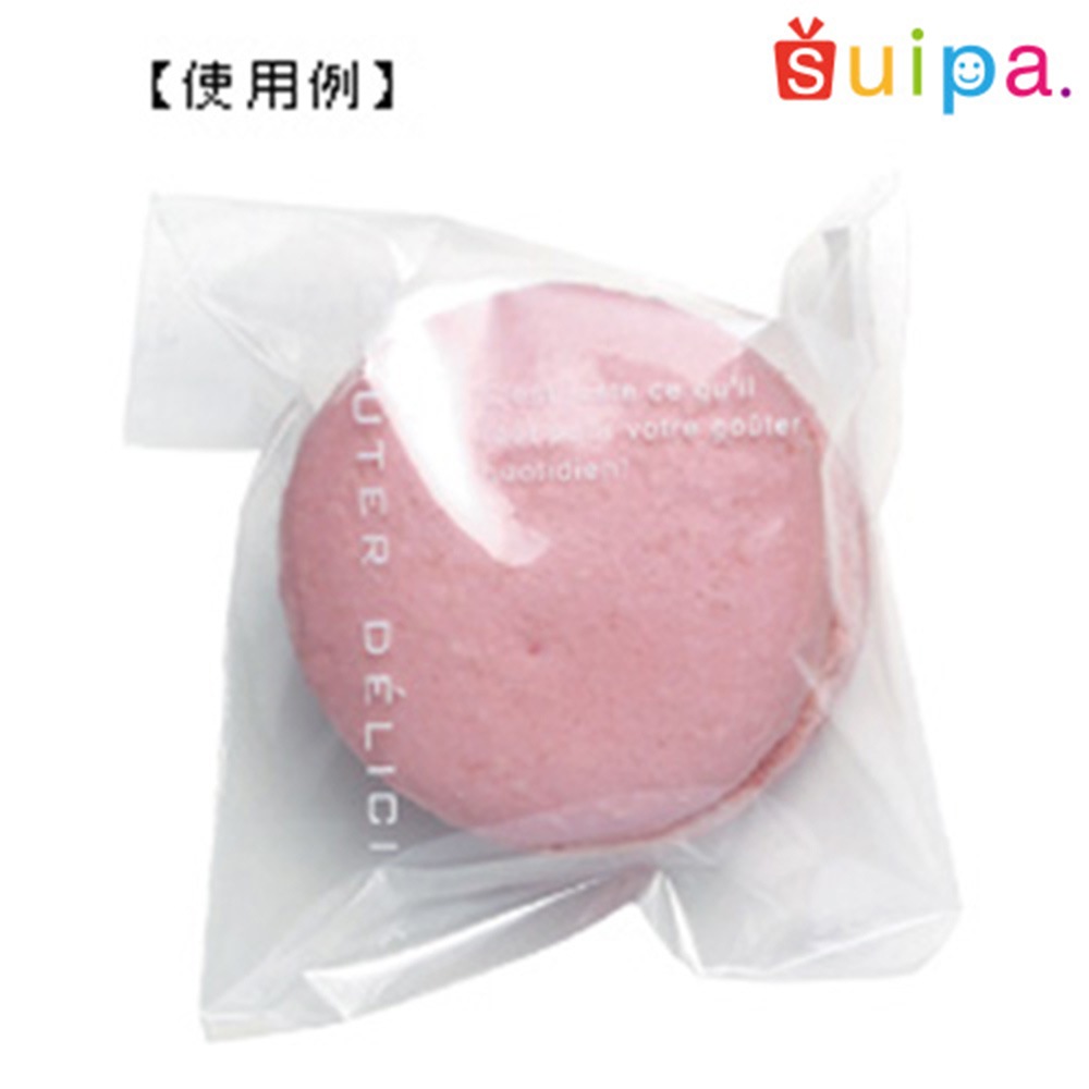 【菓子袋】OP 容断袋 白60×60＋30（ミリ） テープ付　1,000枚