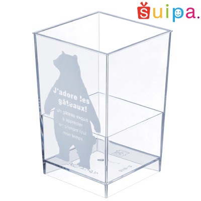 【プラスチックカップ】ＰＳ アングル ベア　400個