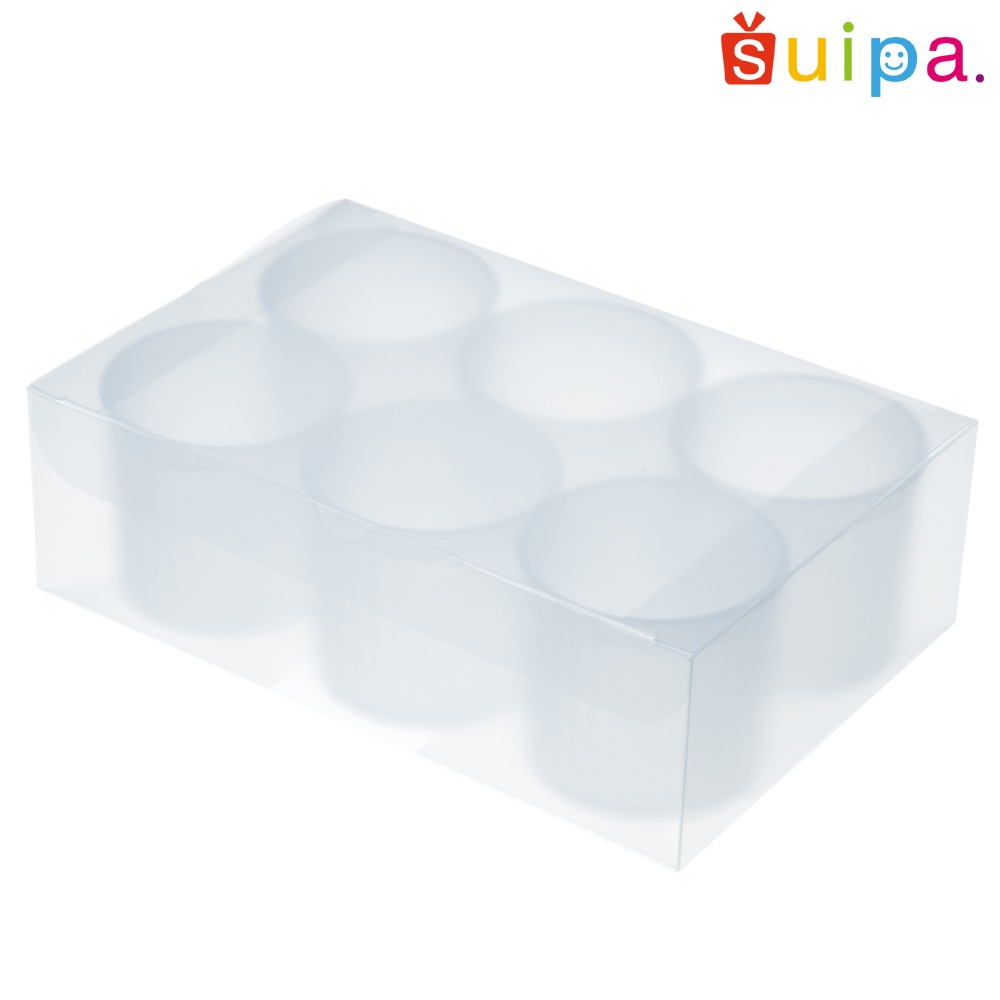 【半透明プラ箱】PPボックス マーブル 6個入り用　200個