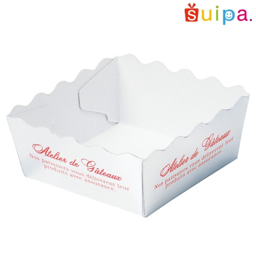 【紙トレー】アラモードトレー シルバー S（アトリエ・ド・ガトー） 1,000個