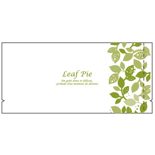 【菓子袋】リーフパイ用菓子袋 マットOP 合掌袋 リーフパイ 85×180　2,000枚
