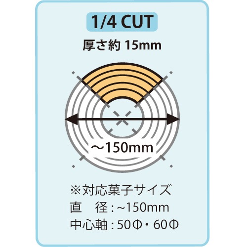 【カットバウムクーヘン用トレー】A-PET アーチトレー 1/4 2,000個