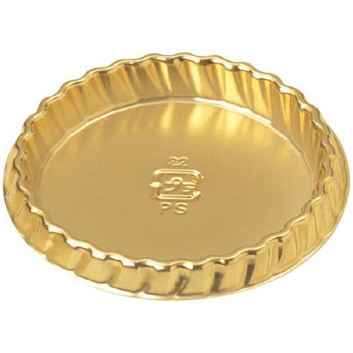 【送料無料】ゴールド プレート(丸)小 2000個【底面60φミリ 金トレー ケーキトレー】