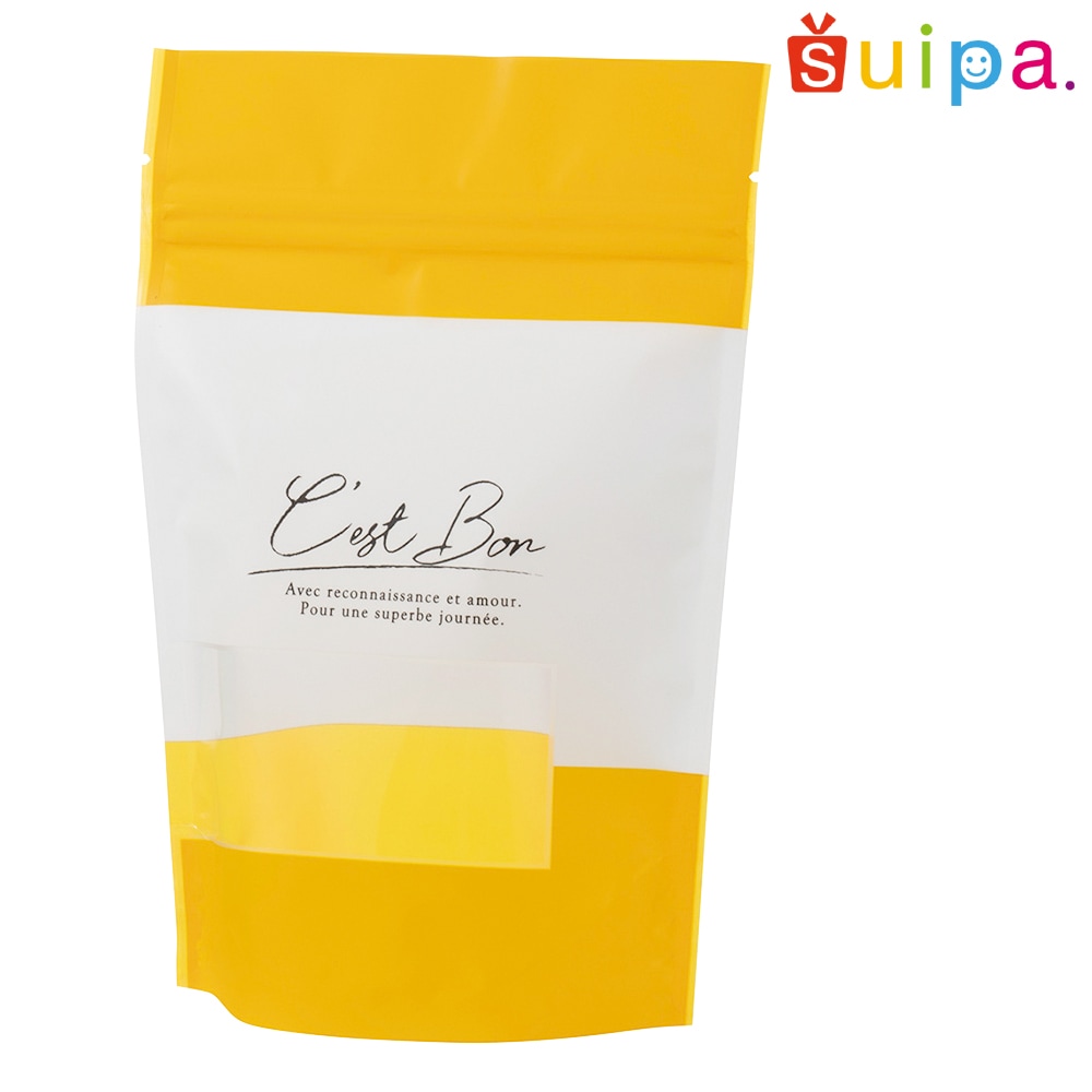 【菓子袋】バリアPET ST袋 セボンイエロー(140×80×210) 1,000枚