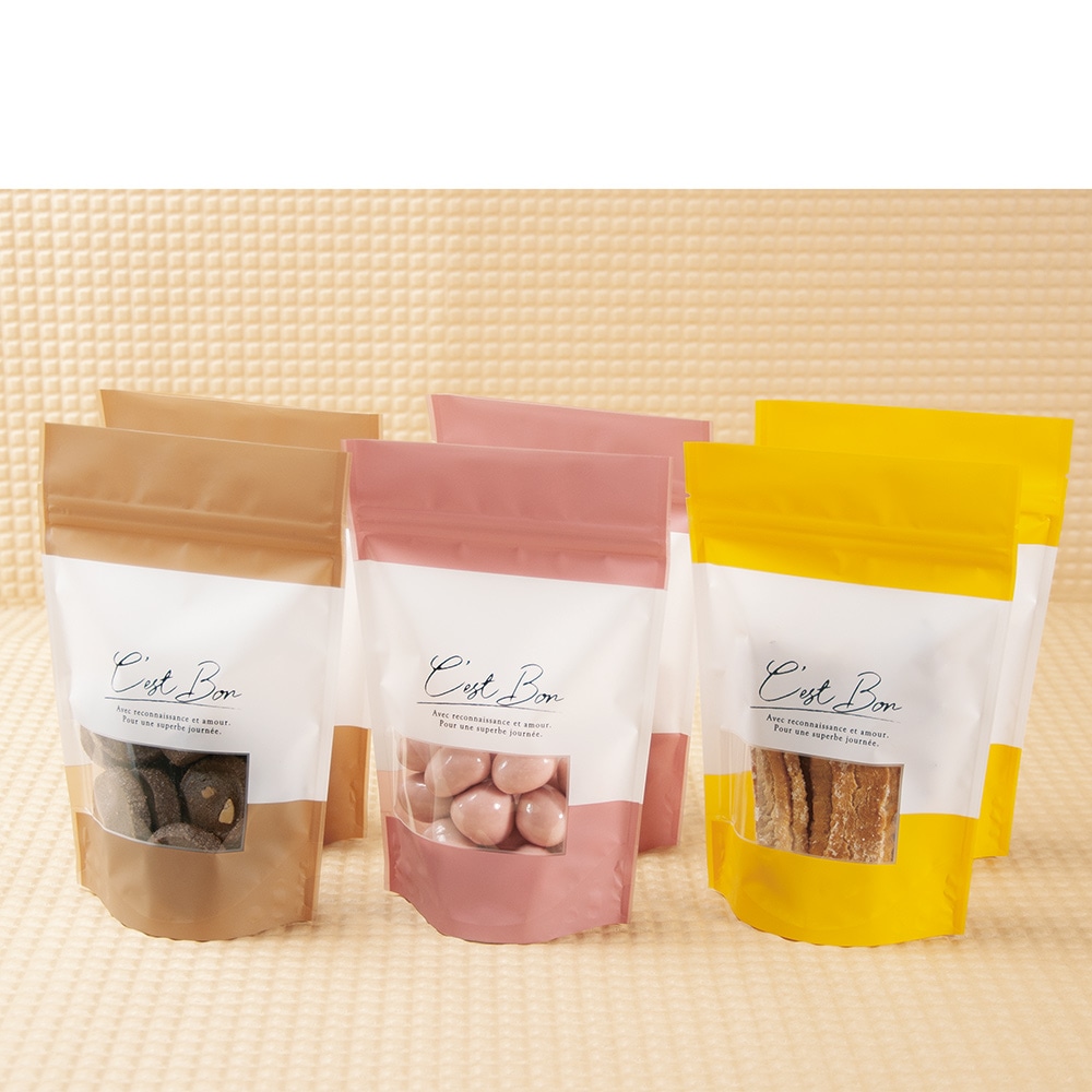 【菓子袋】バリアPET ST袋 セボンイエロー(140×80×210) 1,000枚